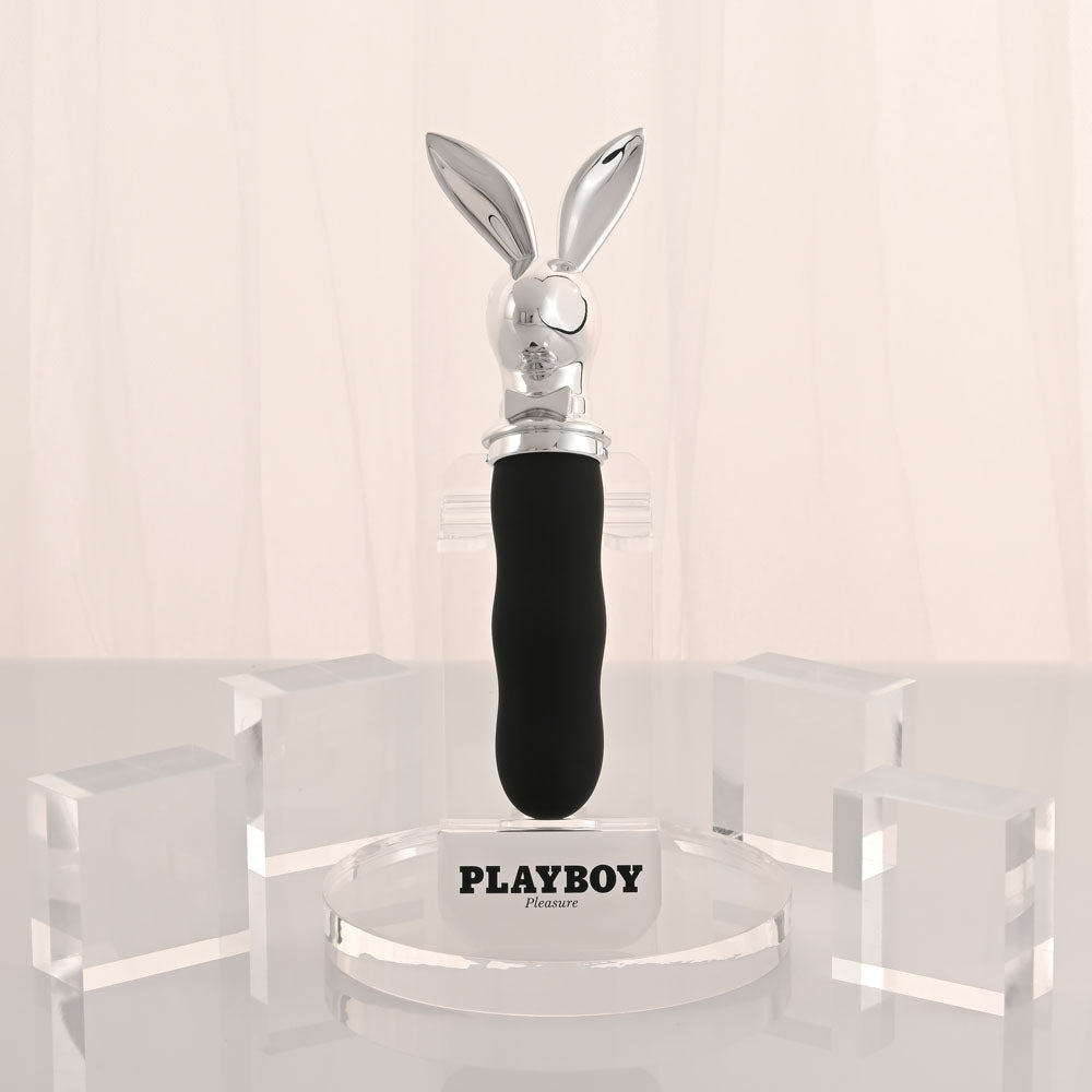 Playboy Pleasure Bunny On The Go – USB-C Rechargeable 18.6 cm Vibrator > Vibrators > Standard Vibrators