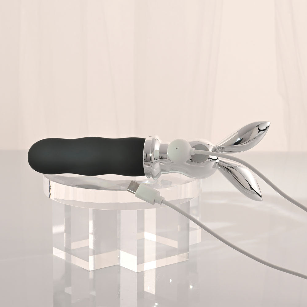 Playboy Pleasure Bunny On The Go – USB-C Rechargeable 18.6 cm Vibrator > Vibrators > Standard Vibrators