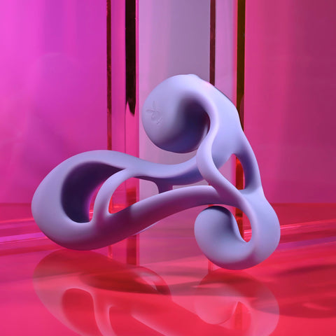 Playboy Pleasure FANTASY CAGE - USB Rechargeable Vibrating Penis Sleeve SLEEVES