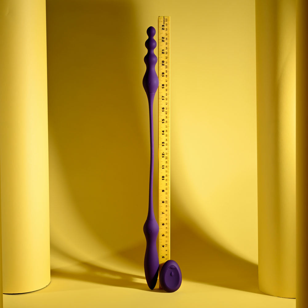 Playboy Pleasure This & That – USB Rechargeable Flexible Dual-Ended Vibrator 60 cm VIBRATORS - MULTI