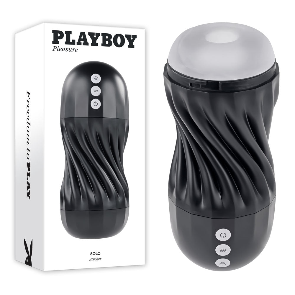 Playboy Pleasure SOLO Stroker with Vibrating Functions > Sex Toys For Men > Masturbators > Vibrating