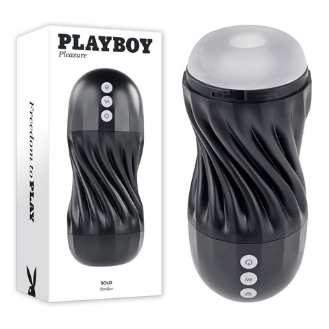 Playboy Pleasure SOLO Stroker with Vibrating Functions Default Title Strokers - Auto