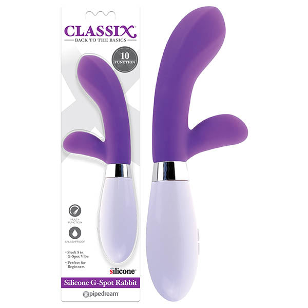 Classix Silicone G-Spot Rabbit -  20.3 cm (8'') Rabbit Vibrator