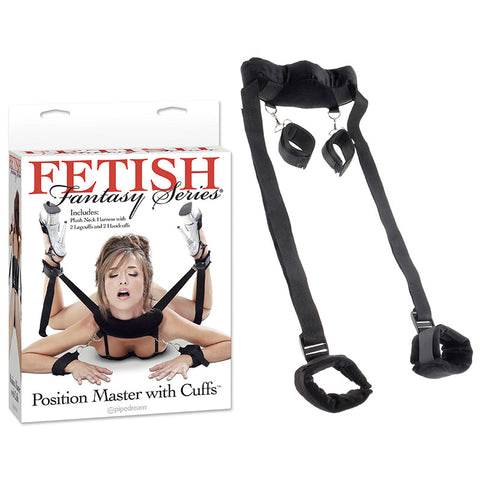 Fetish Fantasy Series Position Master With Cuffs Restraint Set Black > Sex Toys > Sex Positioners