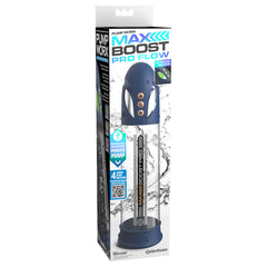 Pump Worx Max Boost Pro Flow - Penis Pump - Blue