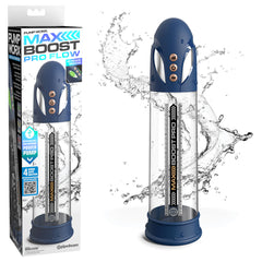 Pump Worx Max Boost Pro Flow - Penis Pump - Blue