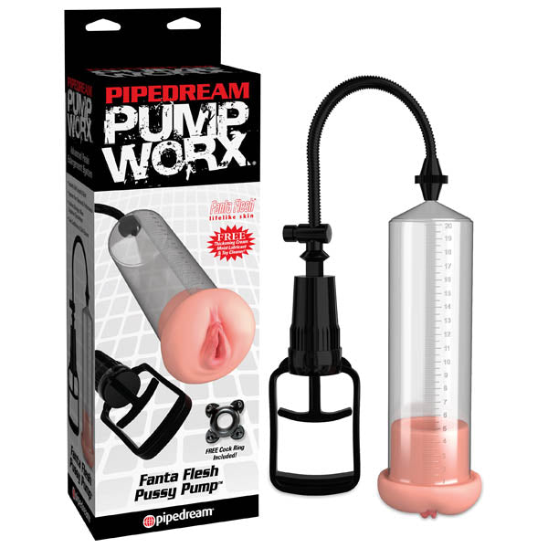Pump Worx Fanta Pussy Pump – Powerful Penis Pump with Sleeve Flesh PUMPS