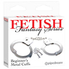 Fetish Fantasy Series Beginner's Metal Cuffs – Sturdy Restraint Accessory > Bondage Gear > Handcuffs