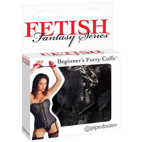 Fetish Fantasy Series Beginner Furry Cuffs for Sensual Bondage Play Black > Bondage Gear > Restraints