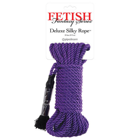 Deluxe Silky Rope – 9.75 Meters Bondage Rope Purple > Bondage Gear > Rope