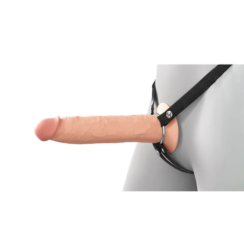 Fantasy X-Tensions Elite 9 Inch Hollow Strap-On (Light) – Silicone Strap-On > Dildos > Strap On Dildos