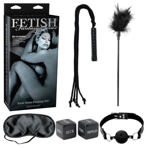 Fetish Fantasy Series First Time Fantasy Kit - 5 Piece Set Black > Bondage Gear > Bondage Kits