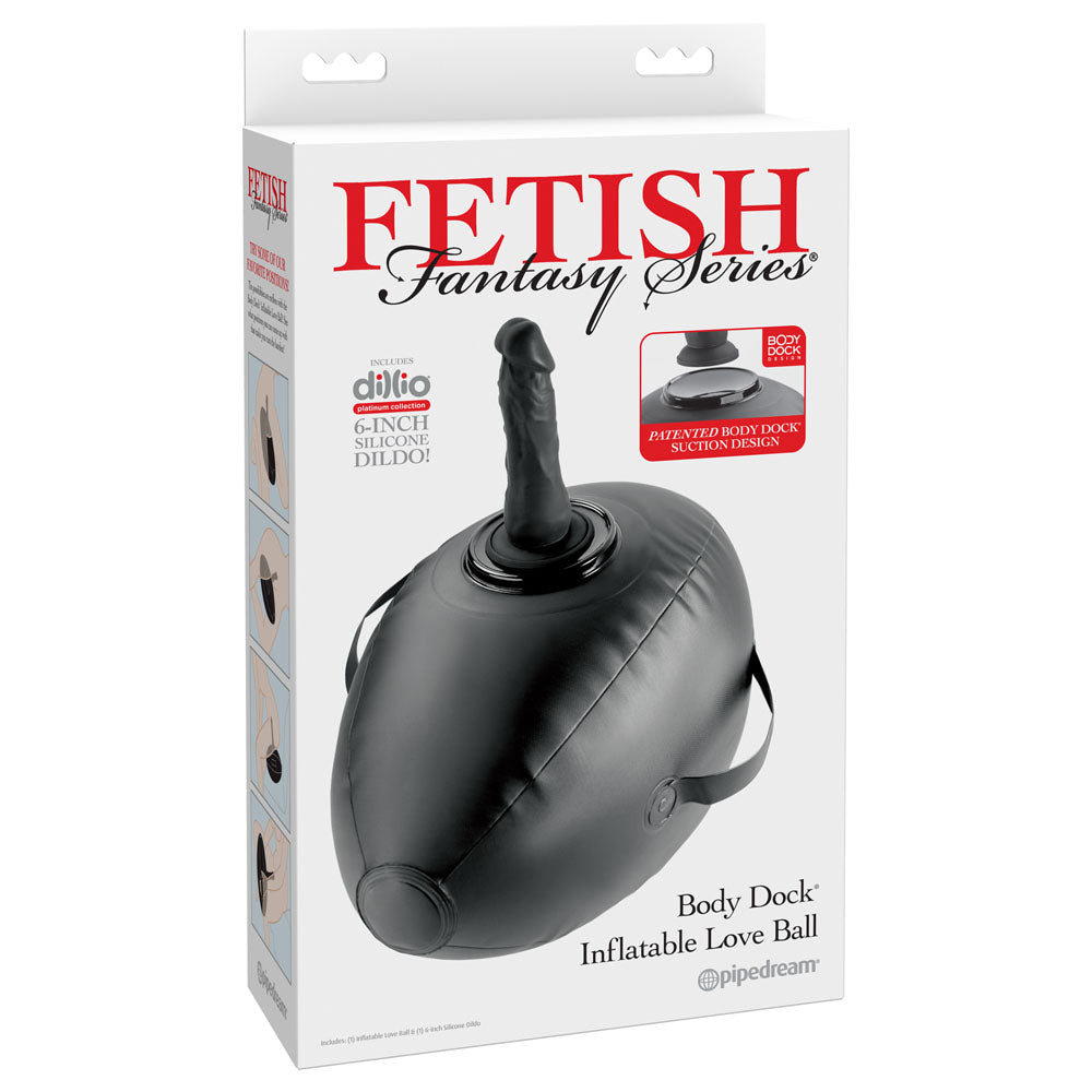 Fetish Fantasy Series Body Dock (Black) – Inflatable Love Seat > Sex Toys > Sex Positioners