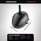 Fetish Fantasy Series Body Dock (Black) – Inflatable Love Seat > Sex Toys > Sex Positioners