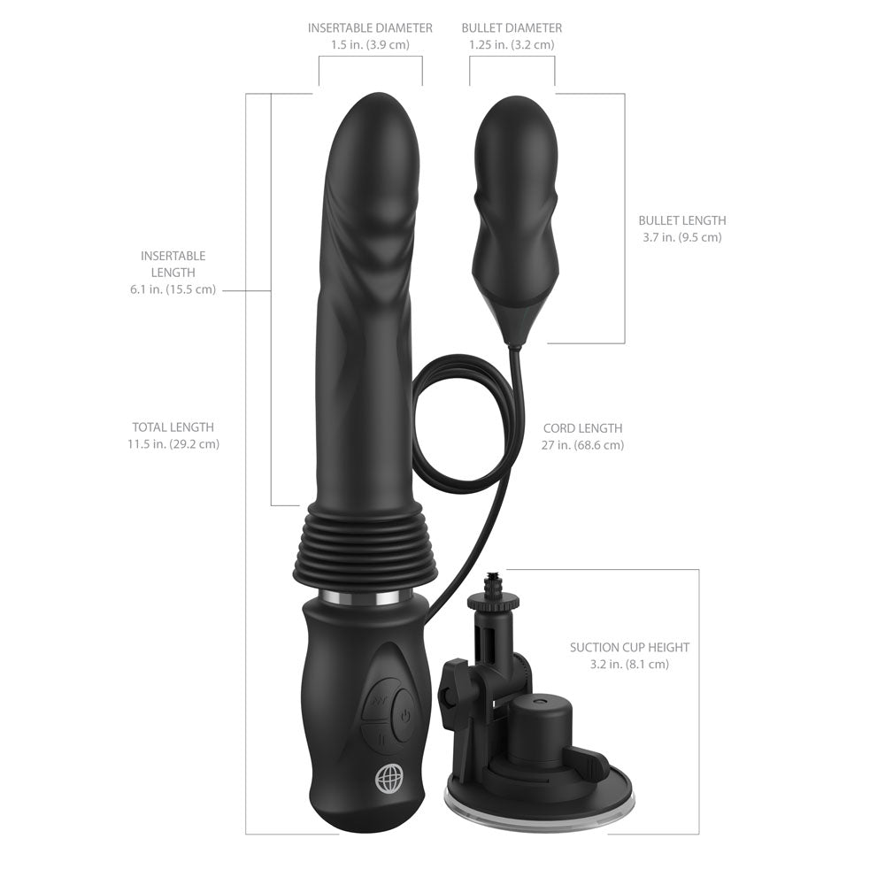 FFS Ultimate Silicone Thruster – Rechargeable Thrusting Vibrator > Dildos > Thrusting Dildos