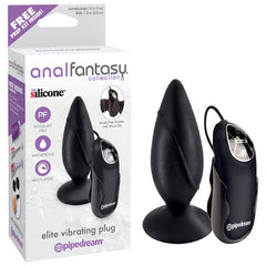 Anal Fantasy Collection Elite Vibrating Plug -  9.5 cm (3.5'') Vibrating Butt Plug