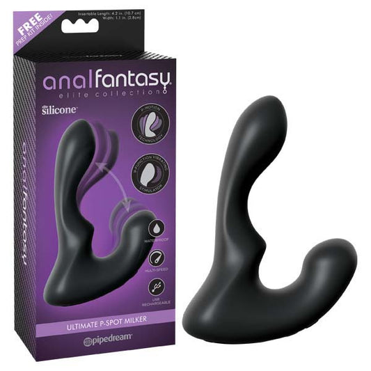 Anal Fantasy Elite Collection Ultimate P-Spot Milker -  USB Rechargeable Vibrating Prostate Massager