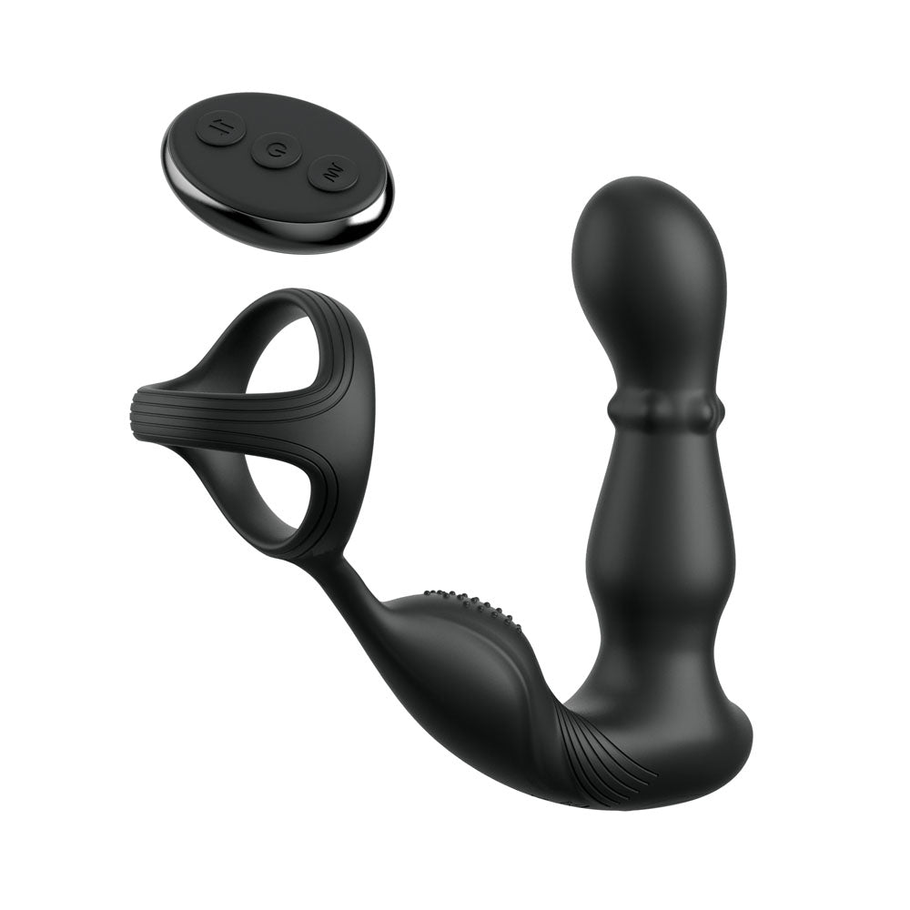 Anal Fantasy Elite Ass-Gasm Slide & Glide – USB Rechargeable Prostate Massager with Cock Ring > Anal Range > Prostate Plugs Main image