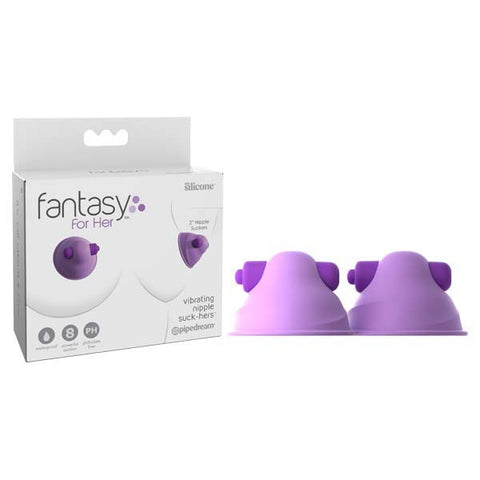 Fantasy for Her Vibrating Nipple Suck-Her – 2 Inch Vibrating Nipple Toy Purple > Sex Toys > Nipple Suckers