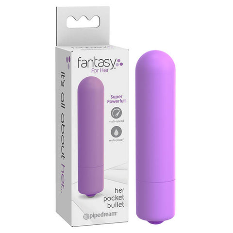 Fantasy For Her Pocket Bullet 9.4 Centimeters 3.75 Inches Vibrator Purple > Vibrators > Mini Vibrators