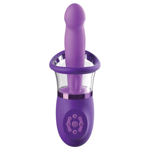 Fantasy For Her Ultimate Pleasure Pro Plus USB Rechargeable Sucking Licking and Flicking Vibrator Suction Stimulator