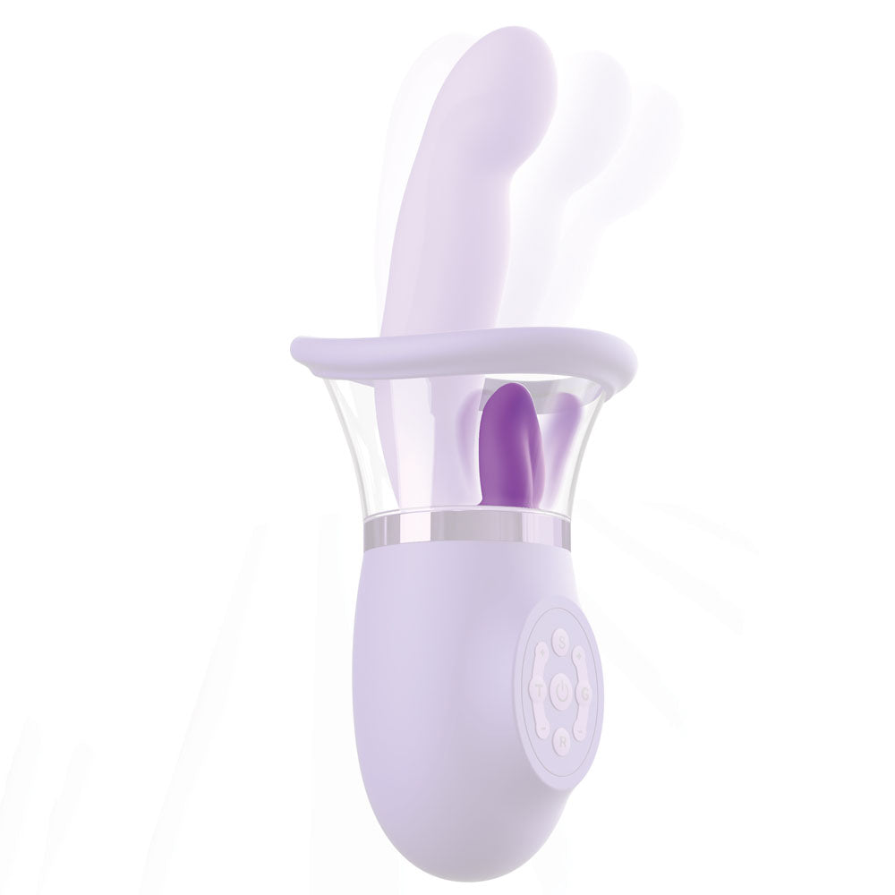 Fantasy For Her Ultimate Pleasure Pro Plus USB Rechargeable Sucking Licking and Flicking Vibrator Suction Stimulator