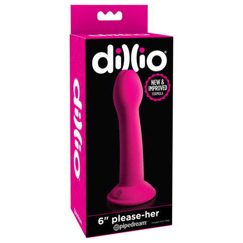 Dillio 6 Inch Please Her Pink Dong 15.2 Centimeters Dongs Neutral