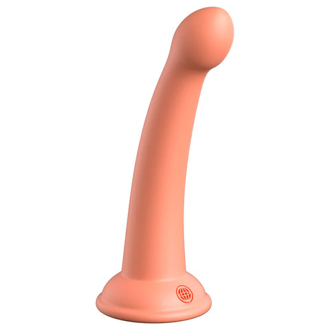 Dillio Platinum Secret Explorer Peach 15.2 Centimeter Silicone Dong Dongs Neutral