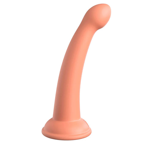 Dillio Platinum Secret Explorer Peach 15.2 Centimeter Silicone Dong Dongs Neutral