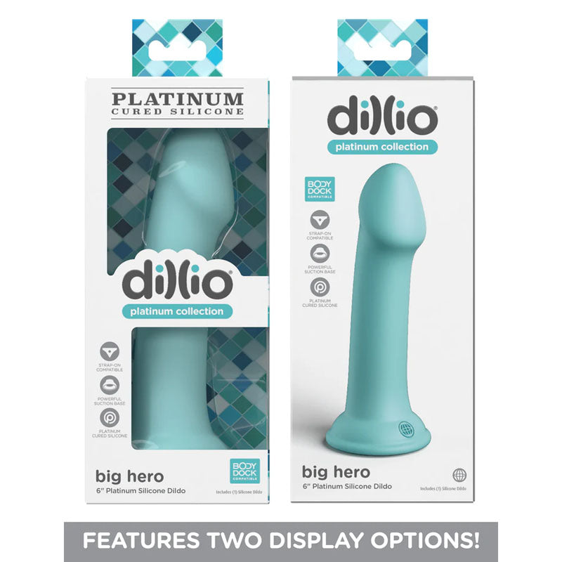 Dillio Platinum Big Hero - Teal 15.2 cm (6'') Dong