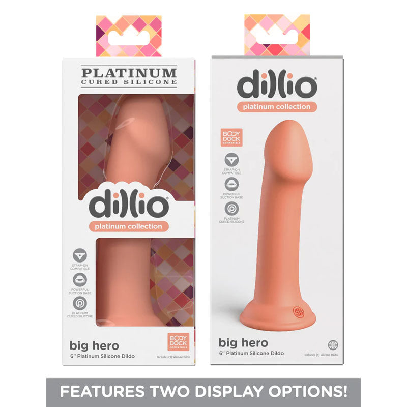 Dillio Platinum Big Hero - Peach 15.2 cm (6'') Dong