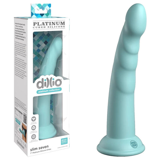 Dillio Platinum Slim Seven - Teal 17.8 cm (7'') Dong