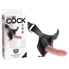 King Cock Strap-On Harness With 6'' Realistic Dong   Strap-On