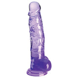 King Cock Clear 8'' Cock with Balls DONGS