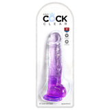 King Cock Clear 8'' Cock with Balls DONGS