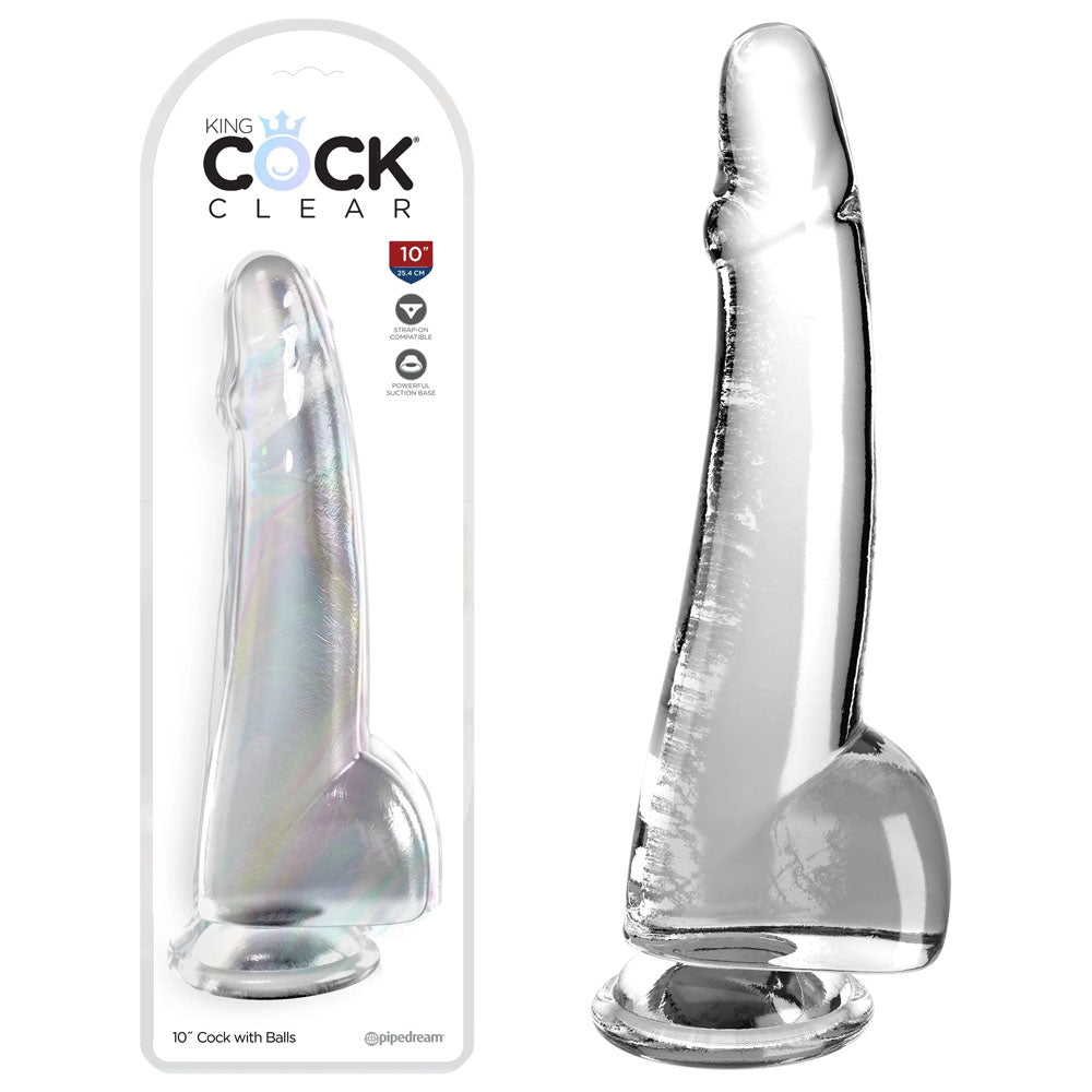 King Cock  10'' Cock with Balls -