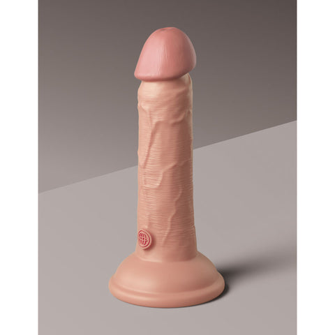 King Cock Elite 6 Inch Dual Density Silicone Dildo Flesh Dongs Realistic