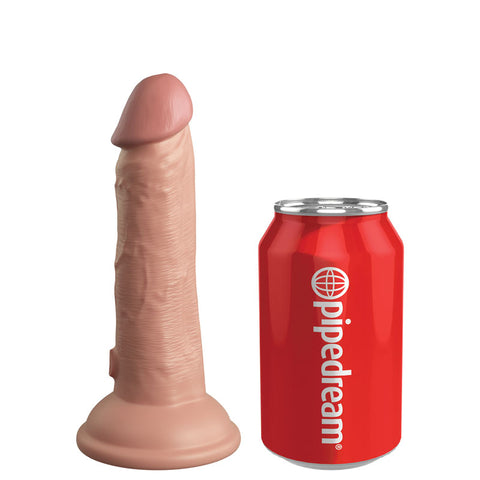 King Cock Elite 6 Inch Dual Density Silicone Dildo Flesh Dongs Realistic