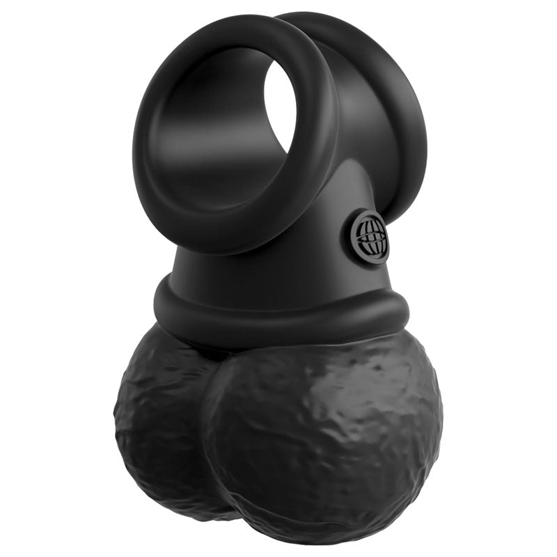 King Cock Elite The Crown Jewels (Silicone) – USB Rechargeable Vibrating Cock Ring Balls > Cock Ring > Vibrating
