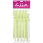Dicky Sipping Straws Glow in the Dark Set of 10 Bachelorette Party Favors Default Title > Novelties > Party Supplies