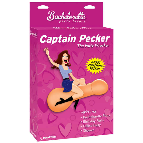 Captain Pecker Inflatable Penis Party Toy Secondary image