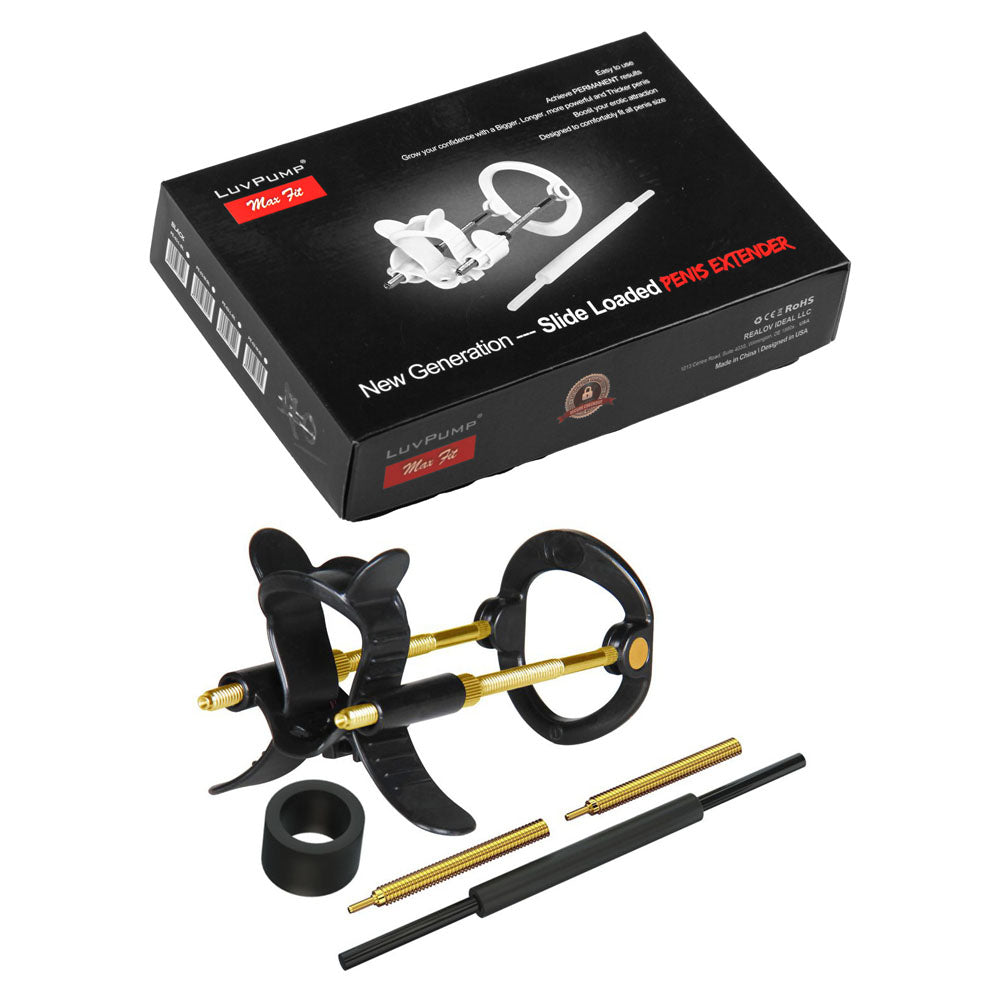 LuvPump Max Fit Hybrid Penis Extender – Penis Extender Kit Black > Pumps > Penis Pumps Performance