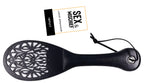 Lace Spanker Paddle 13 Inch PU Leather Bondage Toy Adult Black > Bondage Gear > Paddles