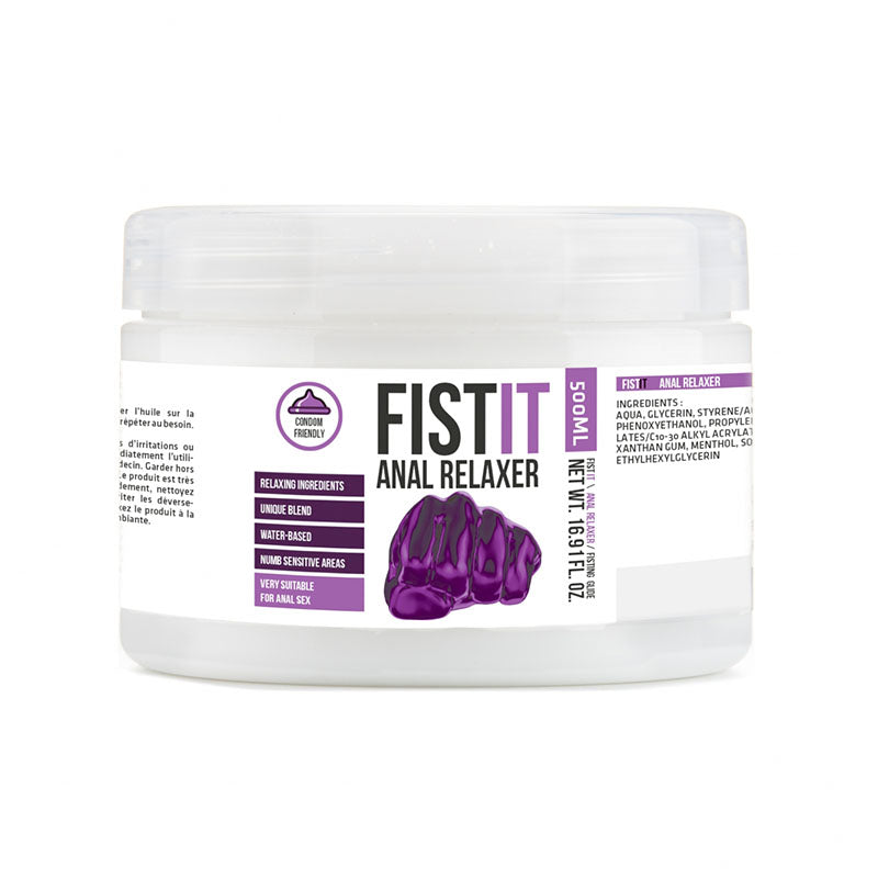 Pharmquests Fist-It – Water-Based Relaxing Anal Lubricant 500 ml Tub Default Title > Lube > Fisting Main image