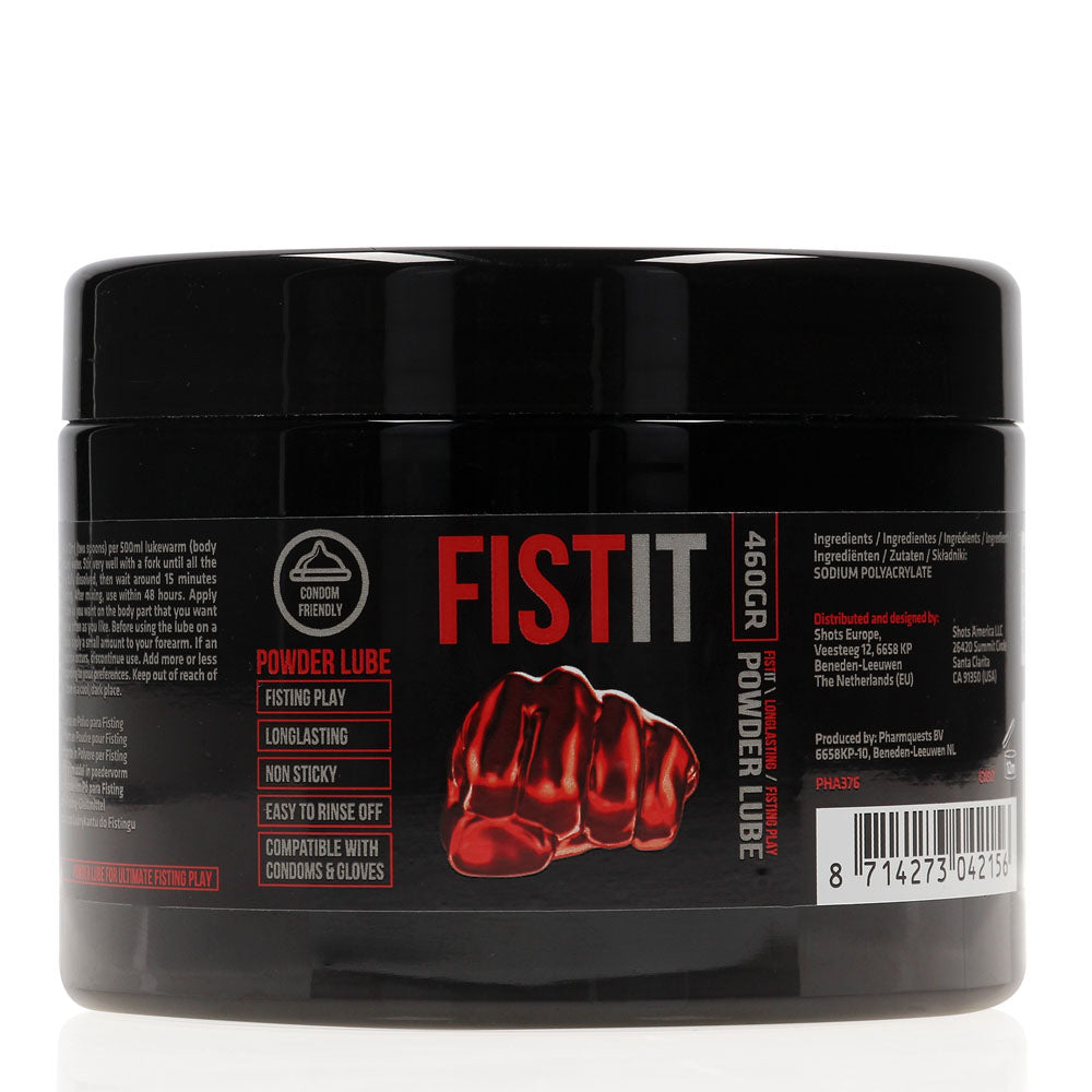 Pharmquests Fist-It Water-Mixable Powdered Lubricant 460g Tub Default Title > Lube > Fisting Main image