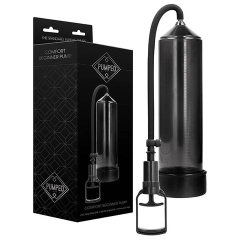 Pumped Comfort Beginner Pump – Penis Pump 23cm x 6cm insertable Black > Pumps > Penis Pumps