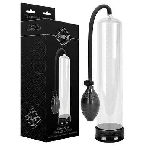Pumped Classic XL Extender Penis Pump - Clear Large Size Enhancement Tool Default Title PUMPS