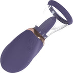 Pumped Boost Automatic Silicone Rechargeable Vulva & Breast Pump With Tongue - Purple