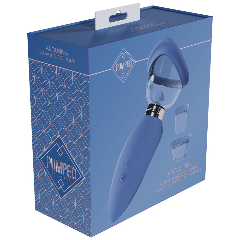 Pumped Arousing Auto Ladies Pump USB Rechargeable Blue Pumps Female