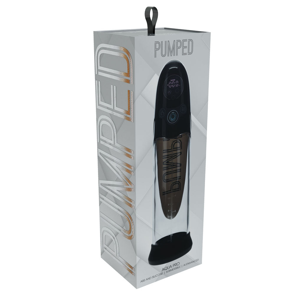 Pumped Aqua Pro Auto Penis Pump - Black